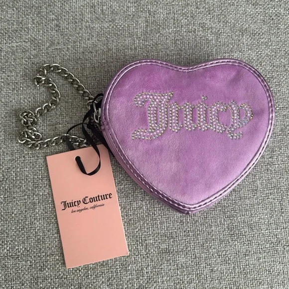 SOLD 🔥 NWT Juicy Couture Coin Purse 💜🖤 - Picture 2 of 6